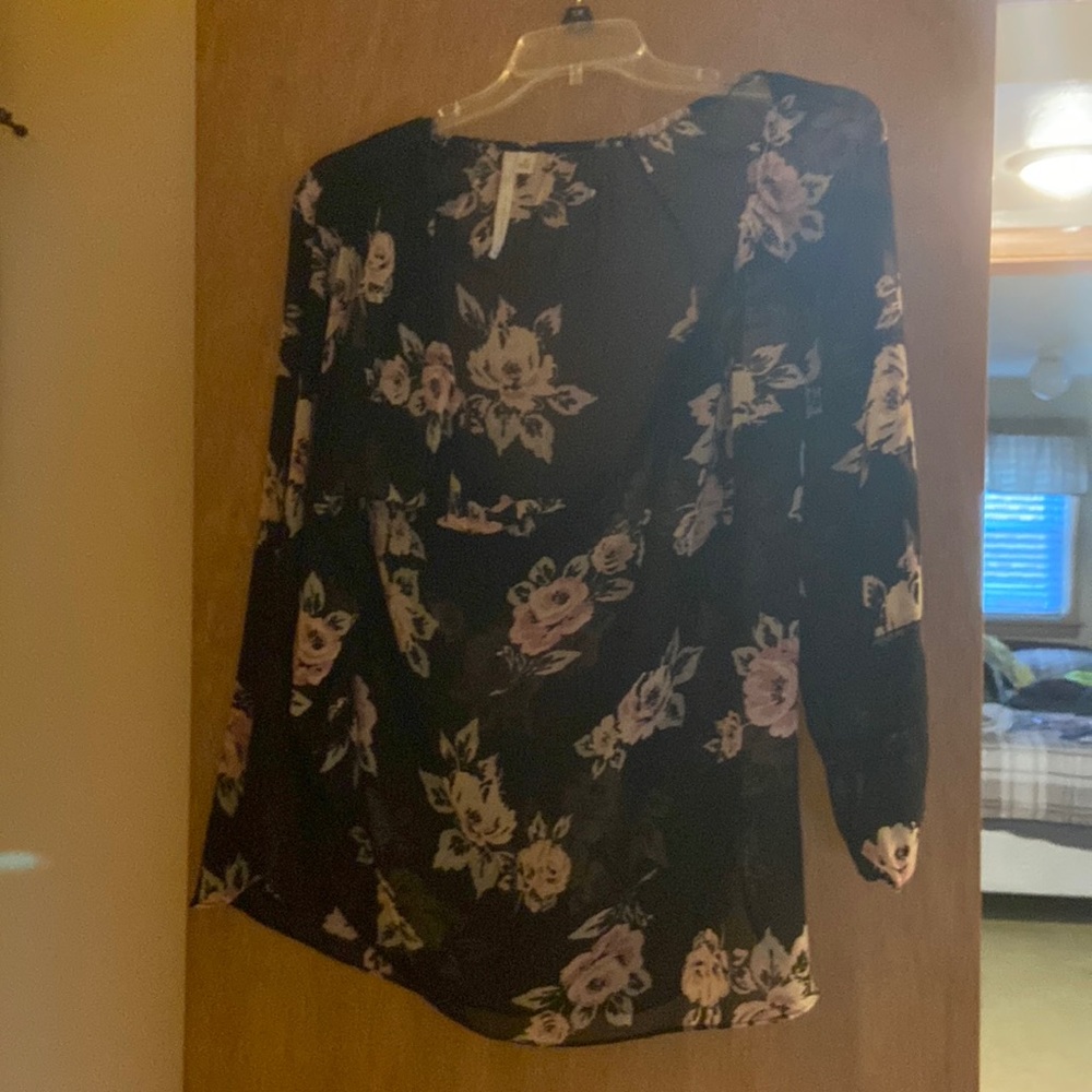 LC sheer blouse